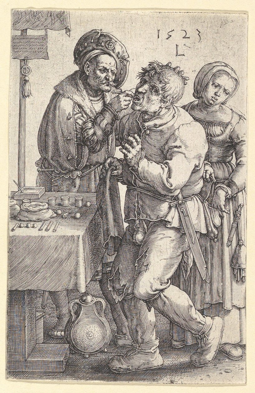 Diş Hekimi, 1523. by Lucas van Leyden