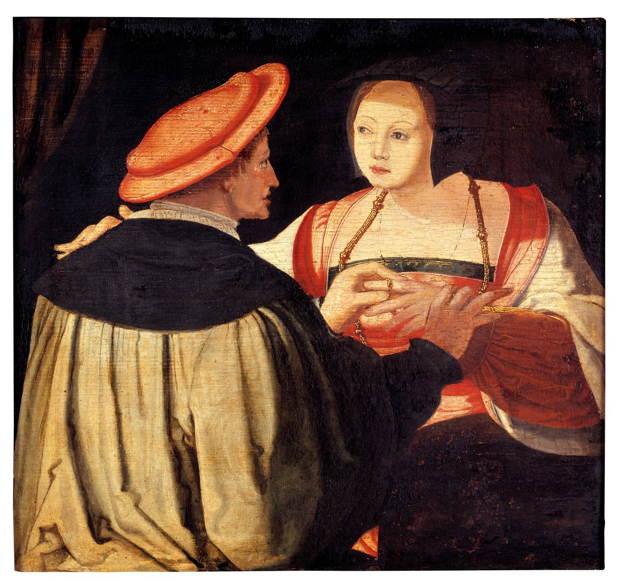 Nişan (panel üzerine yağ) by Lucas van Leyden