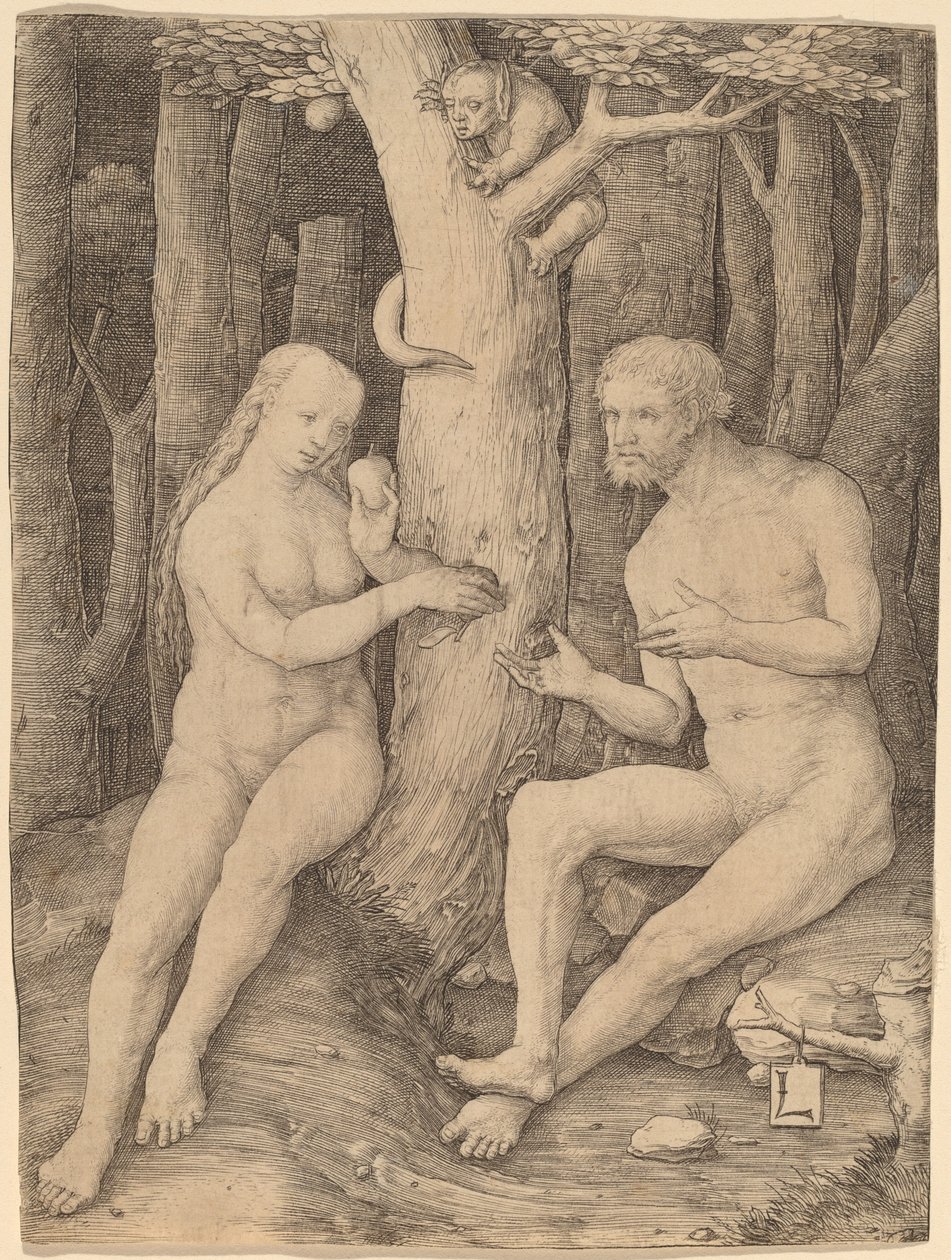 İnsanın Düşüşü by Lucas van Leyden