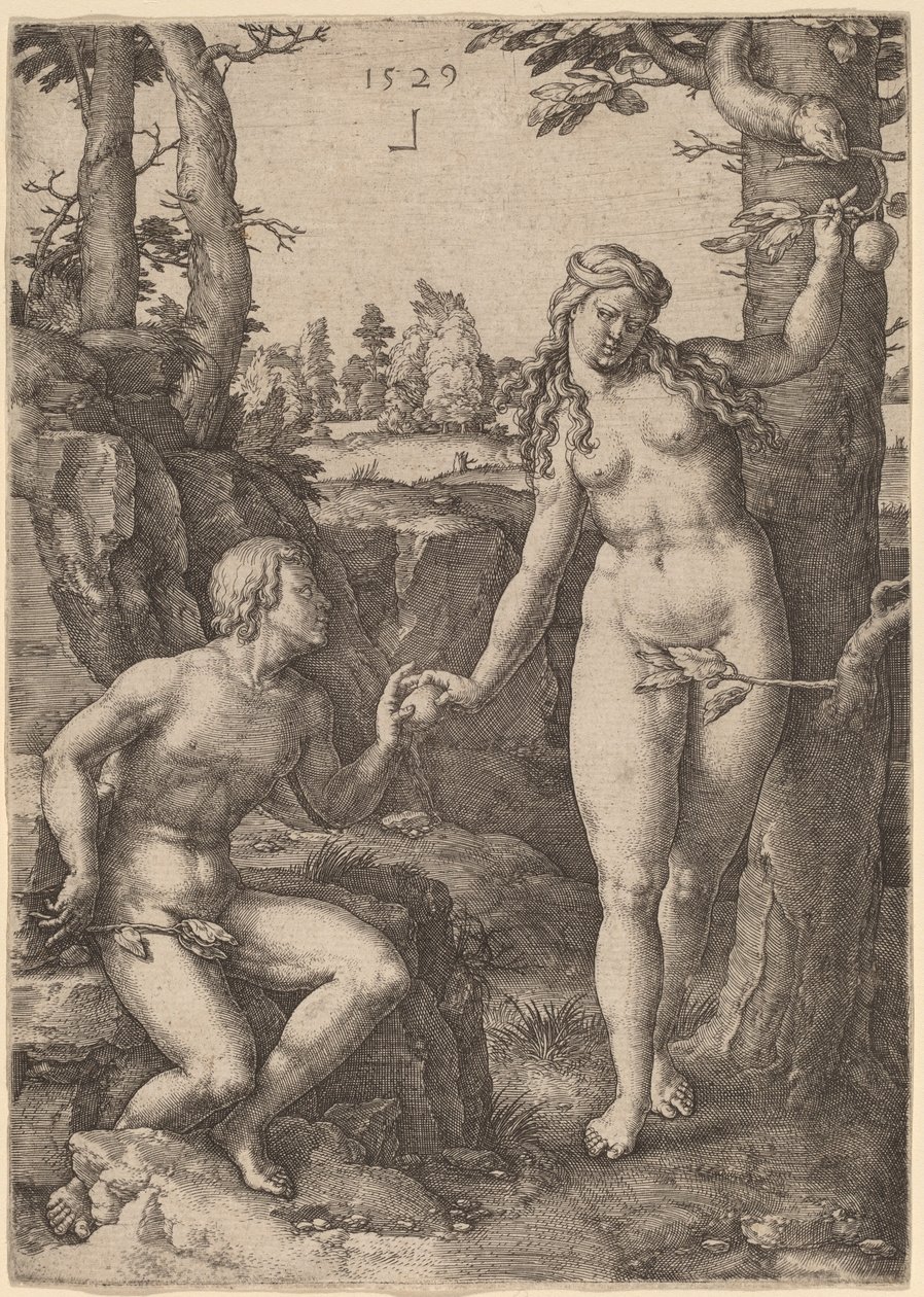 İnsanın Düşüşü by Lucas van Leyden