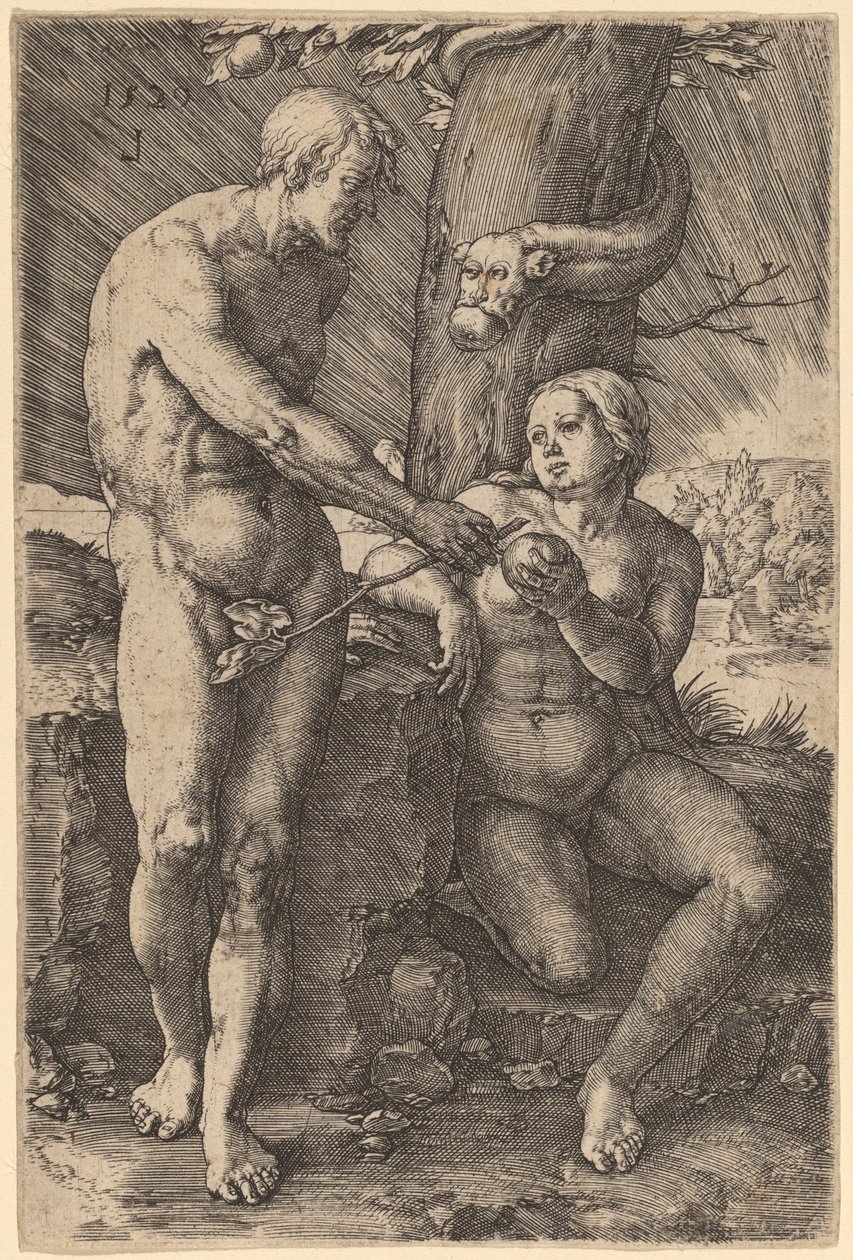 İnsanın Düşüşü by Lucas van Leyden