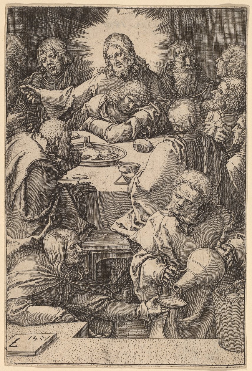 Son Akşam Yemeği by Lucas van Leyden