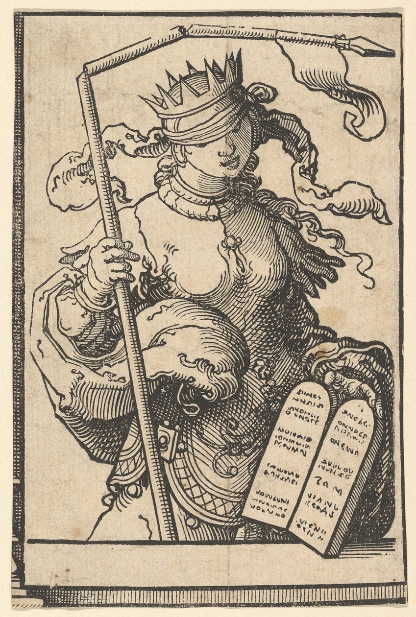 Sibyls serisinden Eski Ahit veya Sinagog, ca. 1530. by Lucas van Leyden