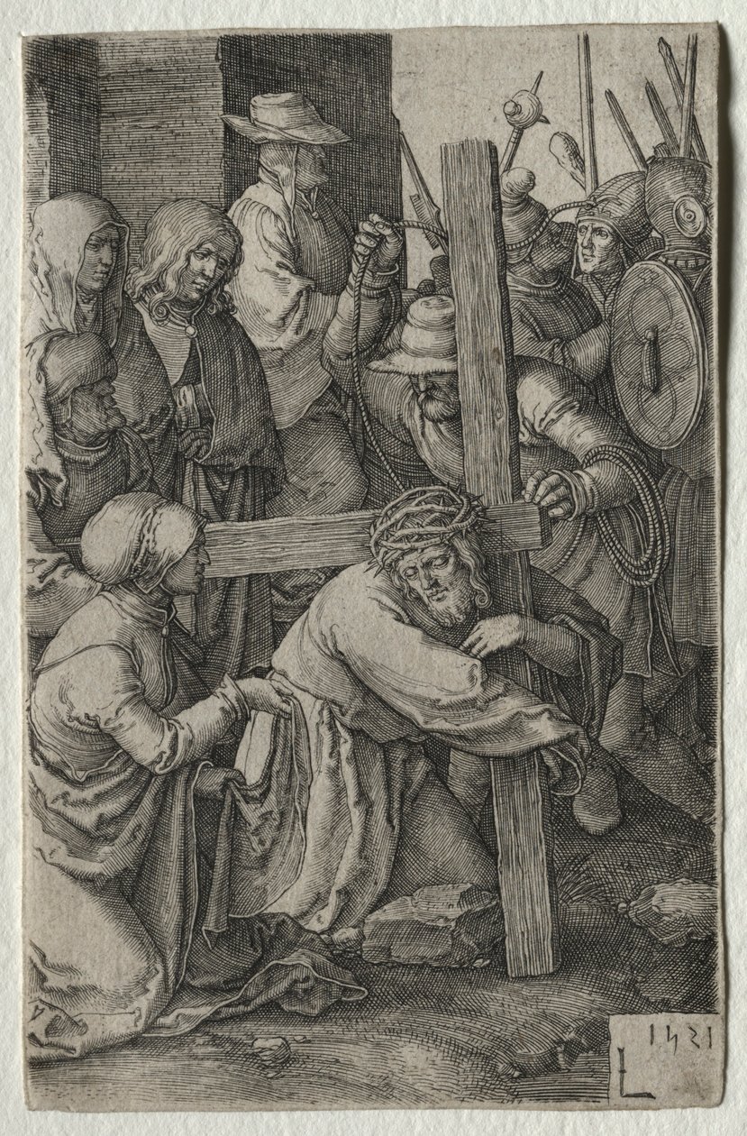 Tutku: Haç Taşıyan İsa, 1521. by Lucas van Leyden