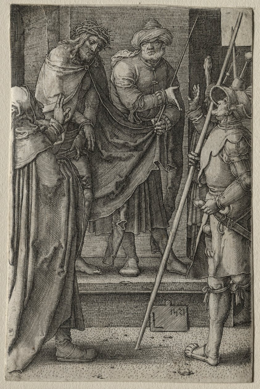 Tutku: İnsanlara Sunulan Mesih, 1521. by Lucas van Leyden