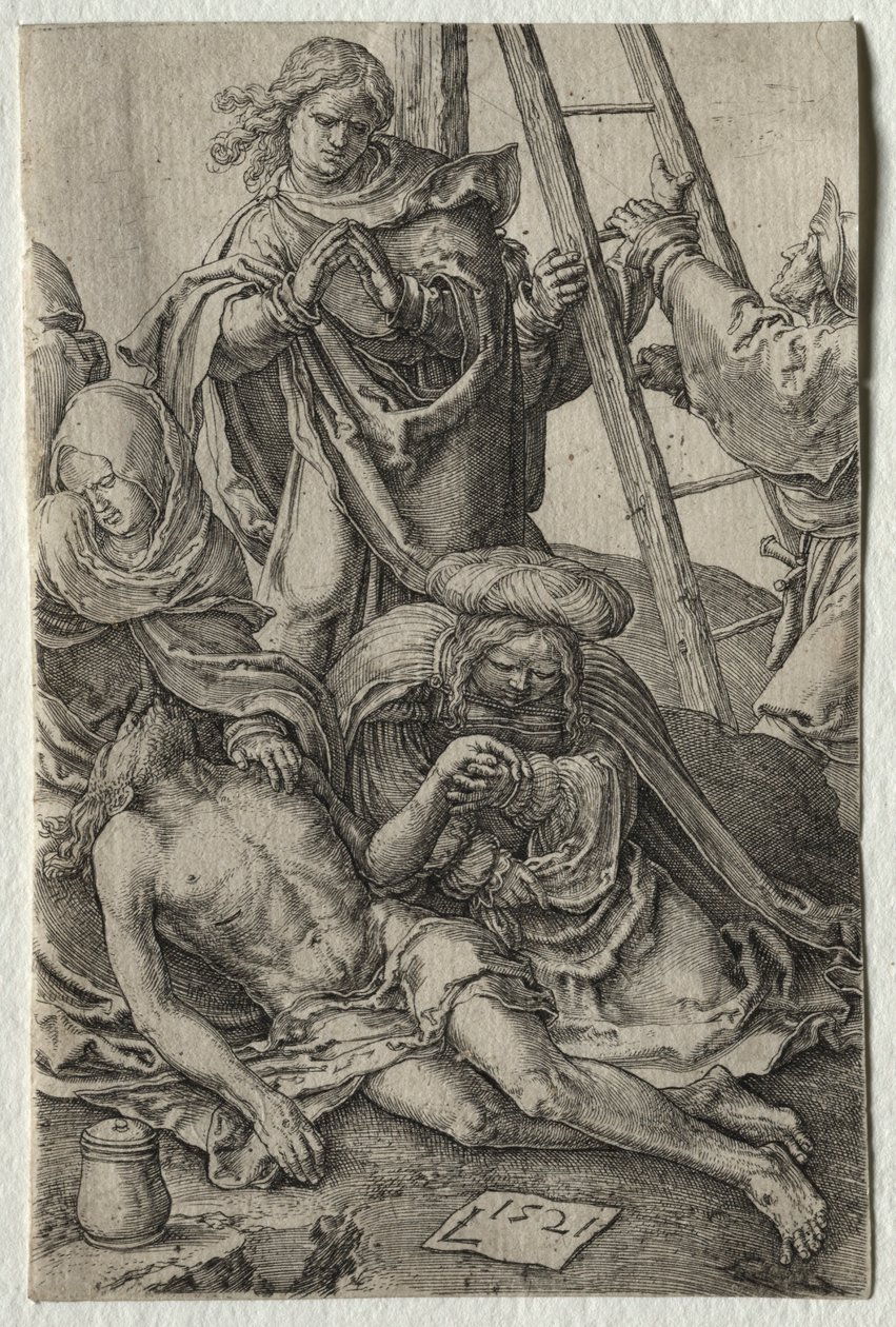 Tutku: Haçtan İniş, 1521. by Lucas van Leyden