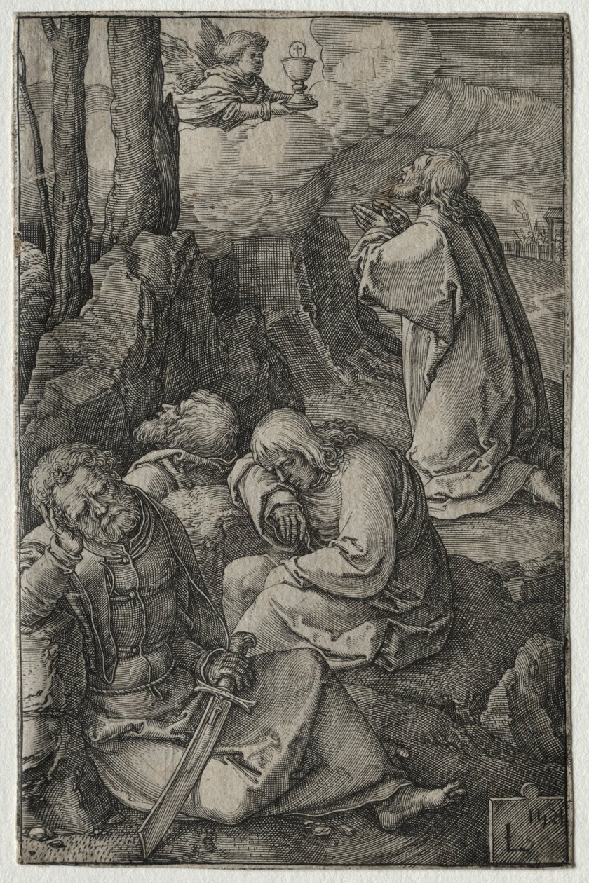 Tutku: Bahçedeki Acı, 1521. by Lucas van Leyden