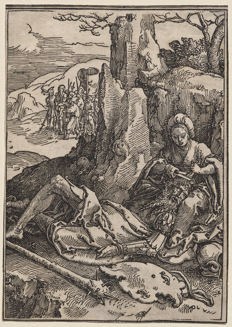 Kadınların Gücü: Samson ve Delilah by Lucas van Leyden