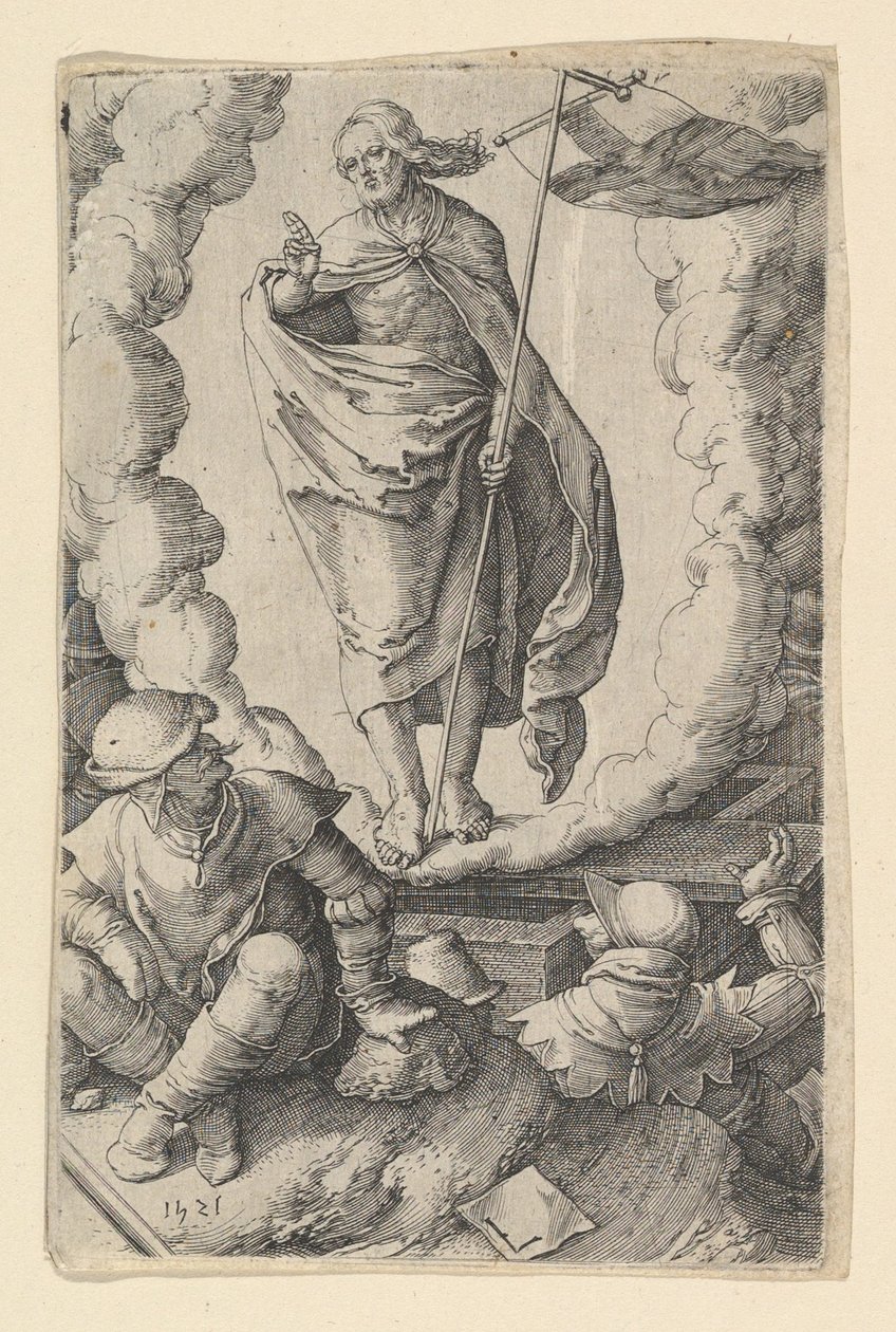 Diriliş, 1521. by Lucas van Leyden