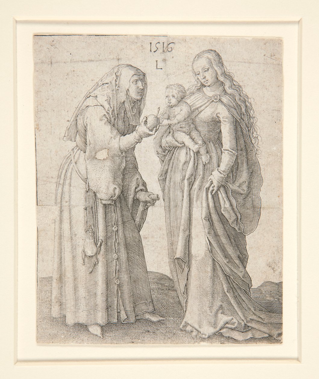 Çocuklu Bakire ve Aziz Anne by Lucas van Leyden