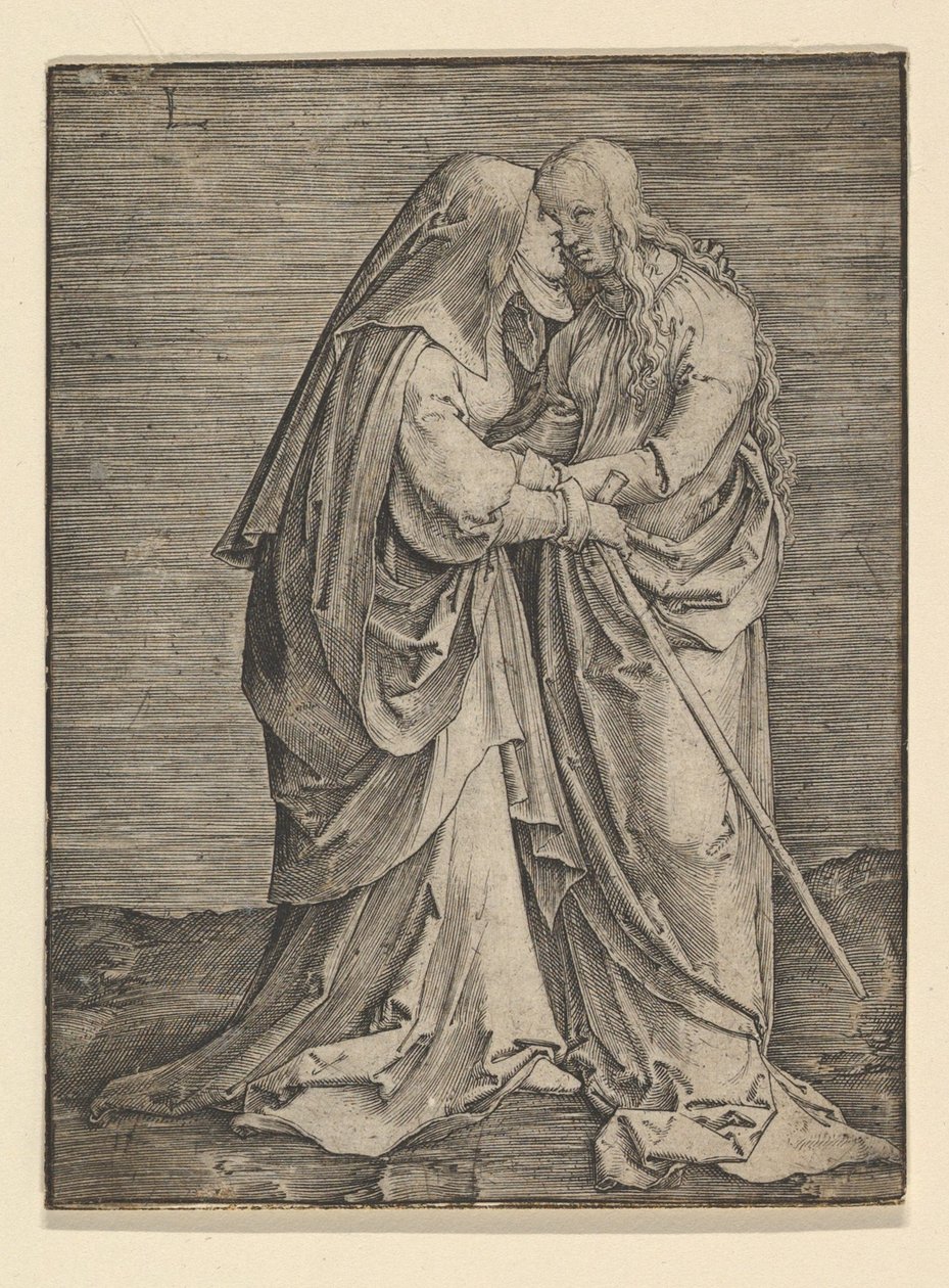 Ziyaret, yaklaşık 1516. by Lucas van Leyden