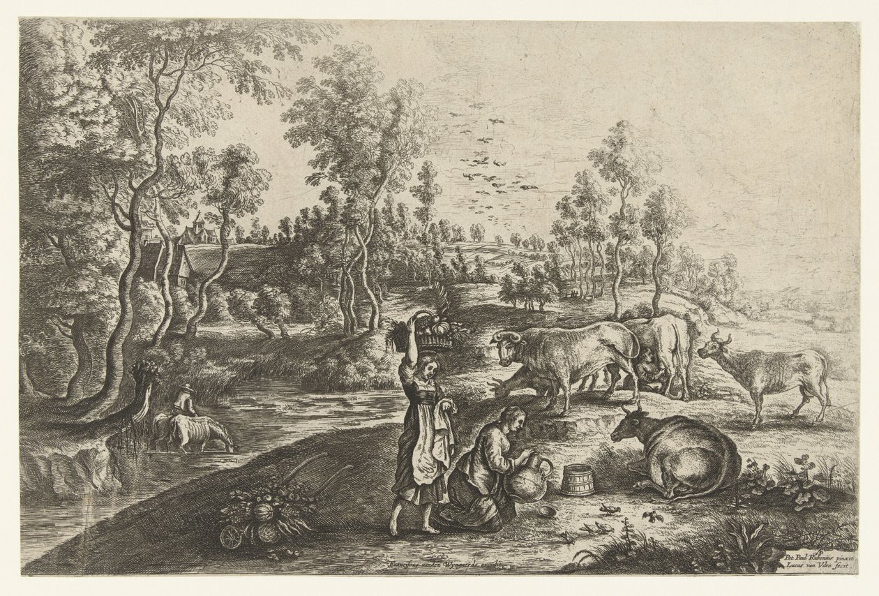 Laeken Çiftliği by Lucas van Uden