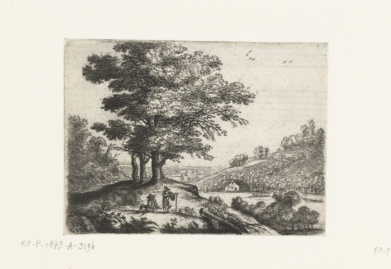 Bir nehir ile manzara Küçük manzaralar (dizi başlığı) by Lucas van Uden