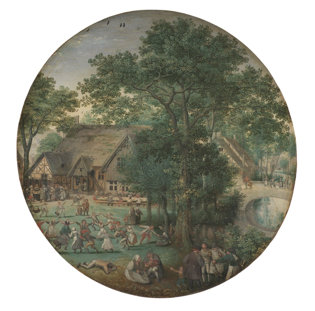 Köylü Düğünü. Açık Havada Düğün Dansı by Lucas van Valckenborch