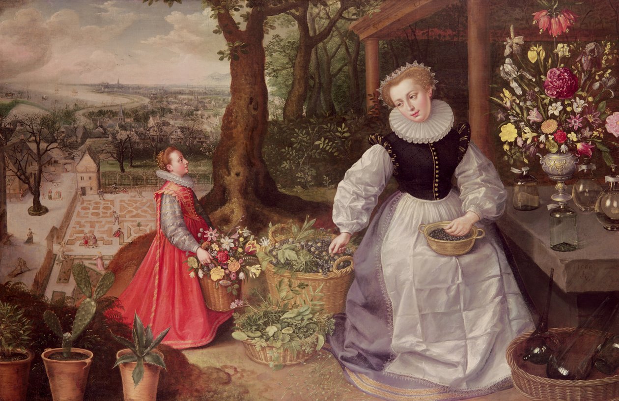 Bahar, 1595 by Lucas van Valckenborch