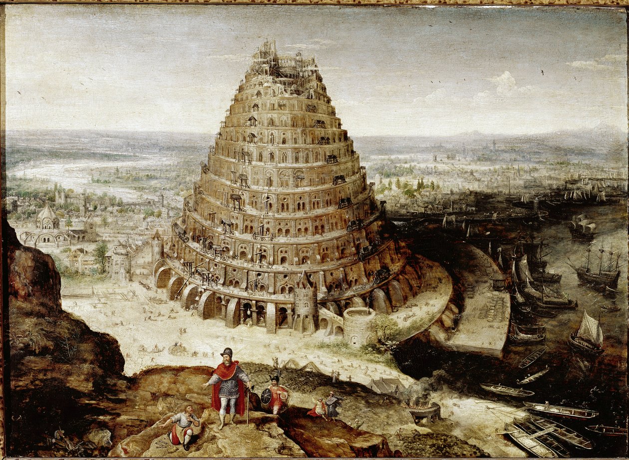 Babil kulesi (panelde yağ by Lucas van Valckenborch