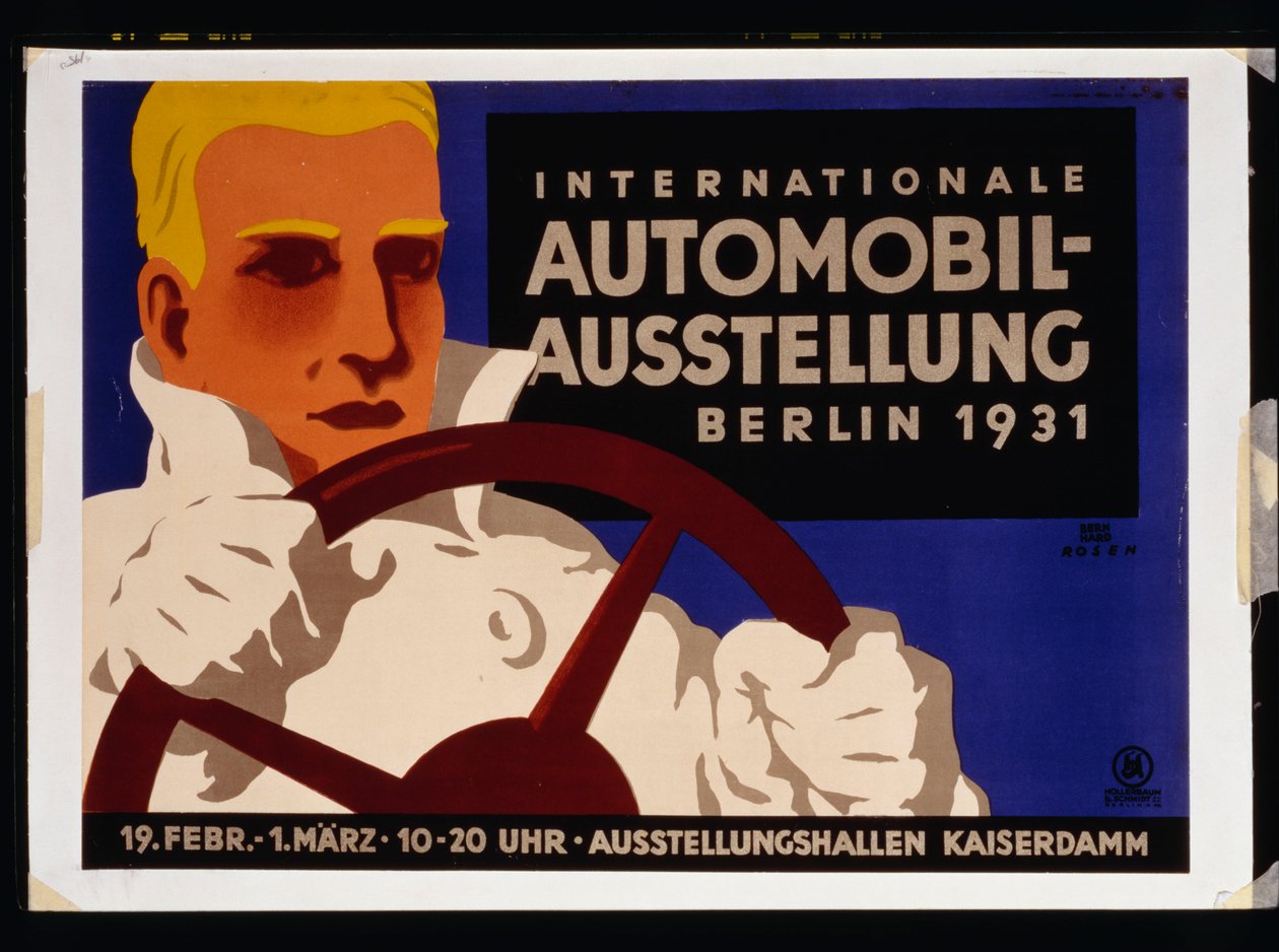 Uluslararası Otomobil Fuarı, Berlin 1931 by Lucian and Rosen F. (fl.1929) Bernhard