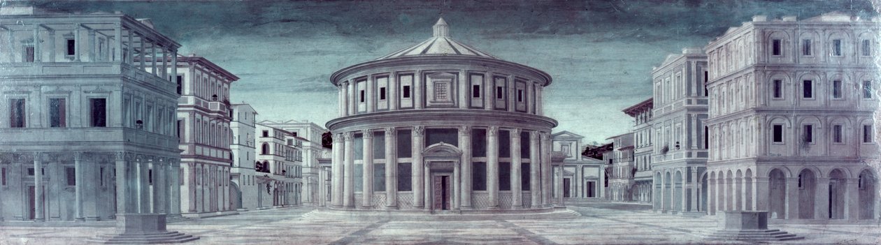 İdeal Şehir Görünümü, 15. yüzyıl by Luciano Laurana