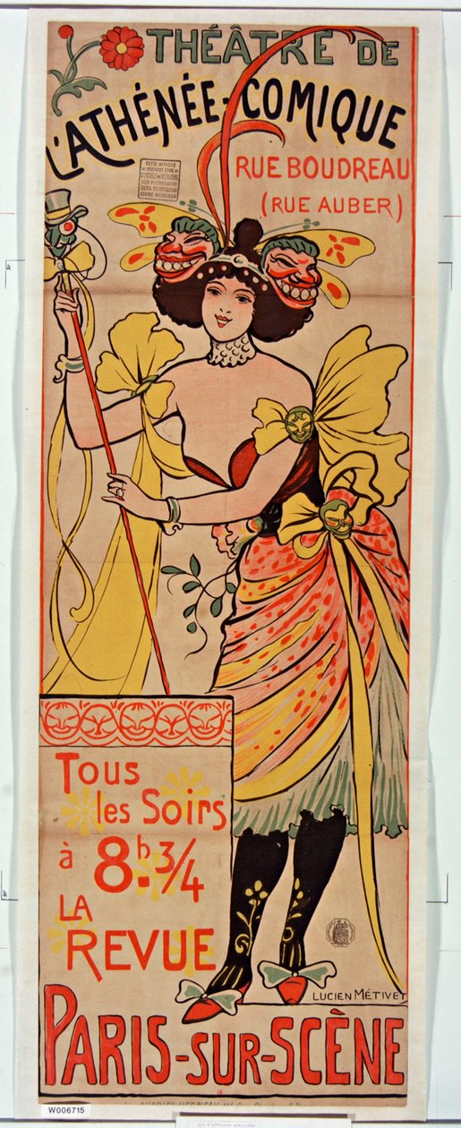 Fransa Ulusal Kütüphanesi by Lucien Metivet