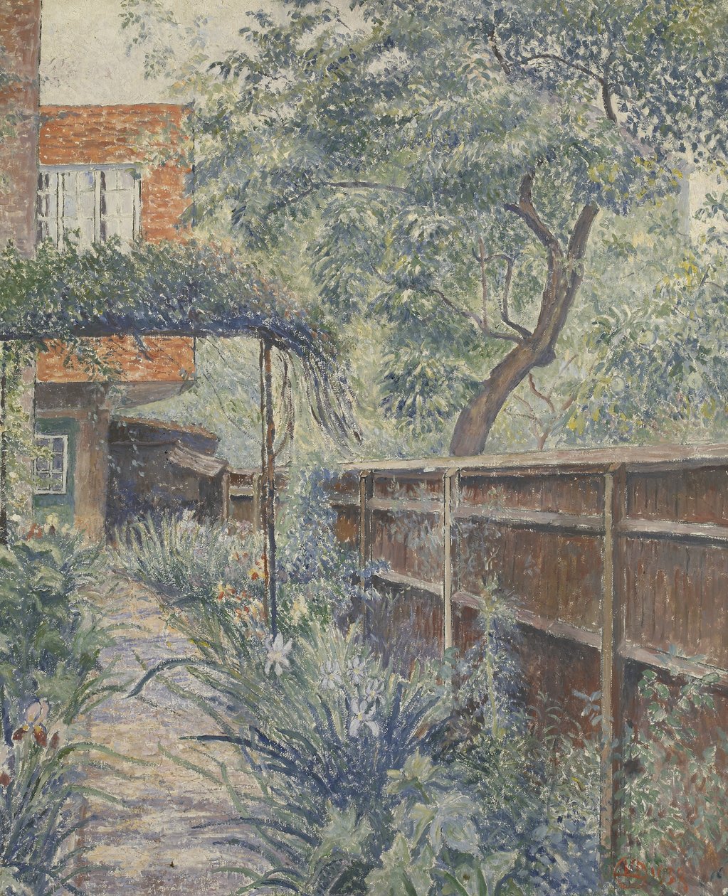 Stüdyo Bahçem, 1938 by Lucien Pissarro