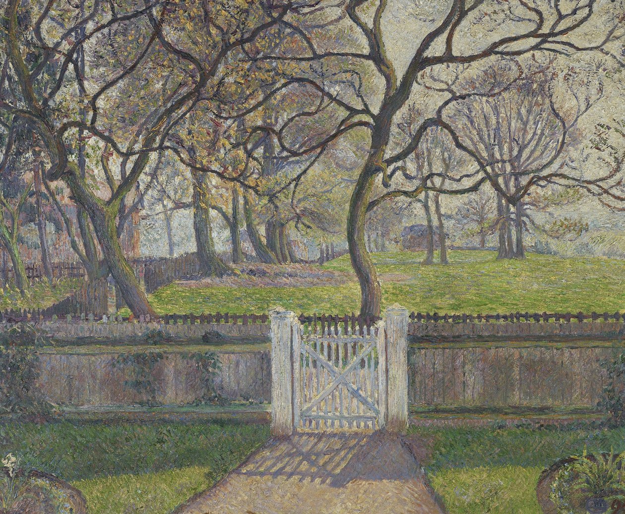 Bahçe Kapısı, Epping, 1894 by Lucien Pissarro