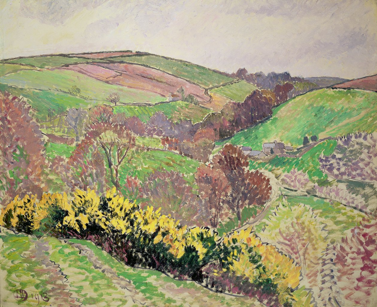Vadi, Blackpool, 1913 by Lucien Pissarro