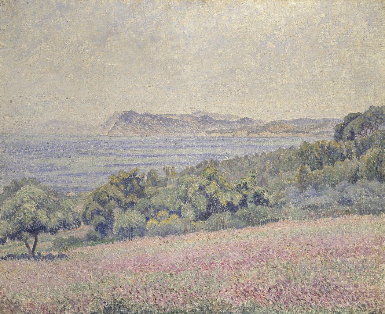ಥಿಸಲ್ಸ್, ಲೆ ಬ್ರಸ್ಕ್, 1925 ಟರ್ಕ್ by Lucien Pissarro