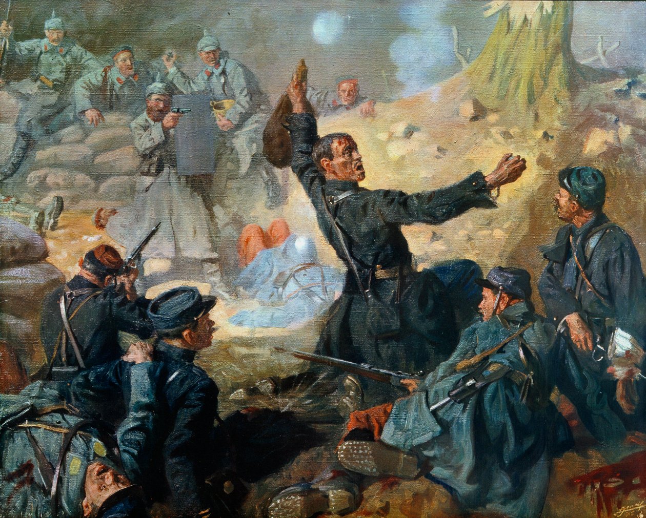 Ölüleri ayakta tutmak (8 Nisan by Lucien Hector Jonas