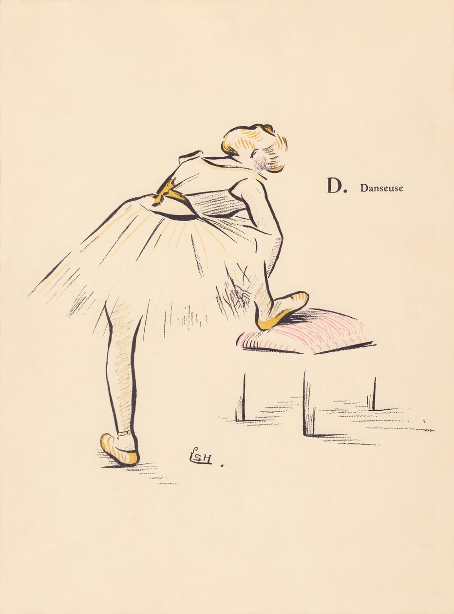 D. Dansçı by Lucien L. (active 1904) Henreaux