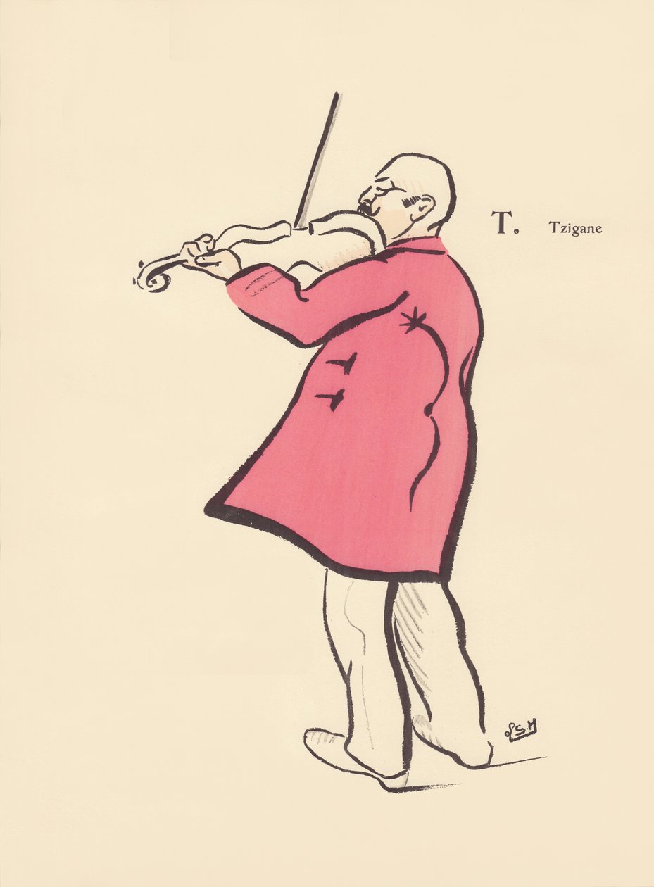 Çingene by Lucien L. (active 1904) Henreaux