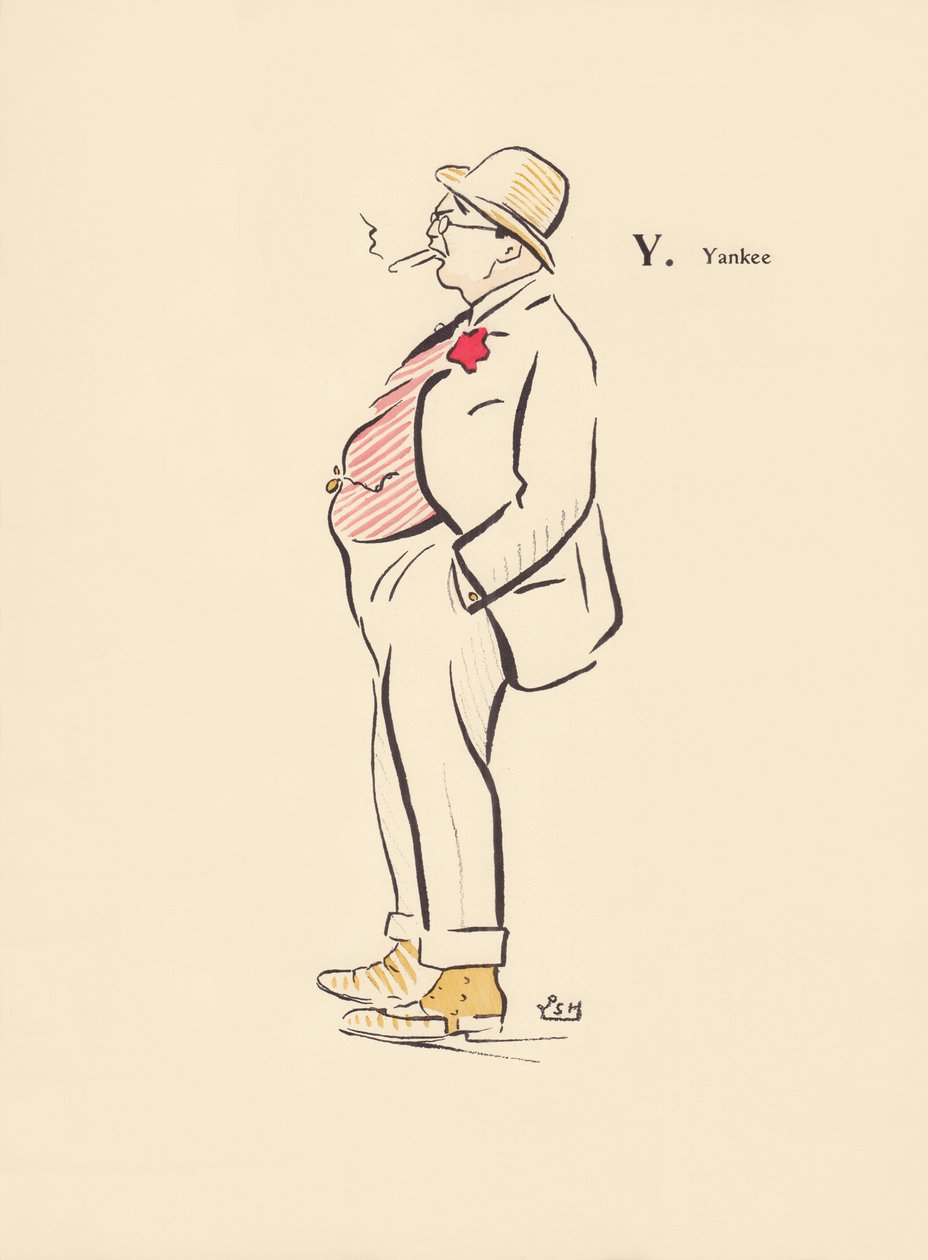 Y.Yankee by Lucien L. (active 1904) Henreaux