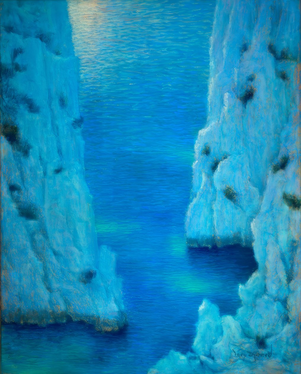 La Calanque by Lucien Levy-Dhurmer