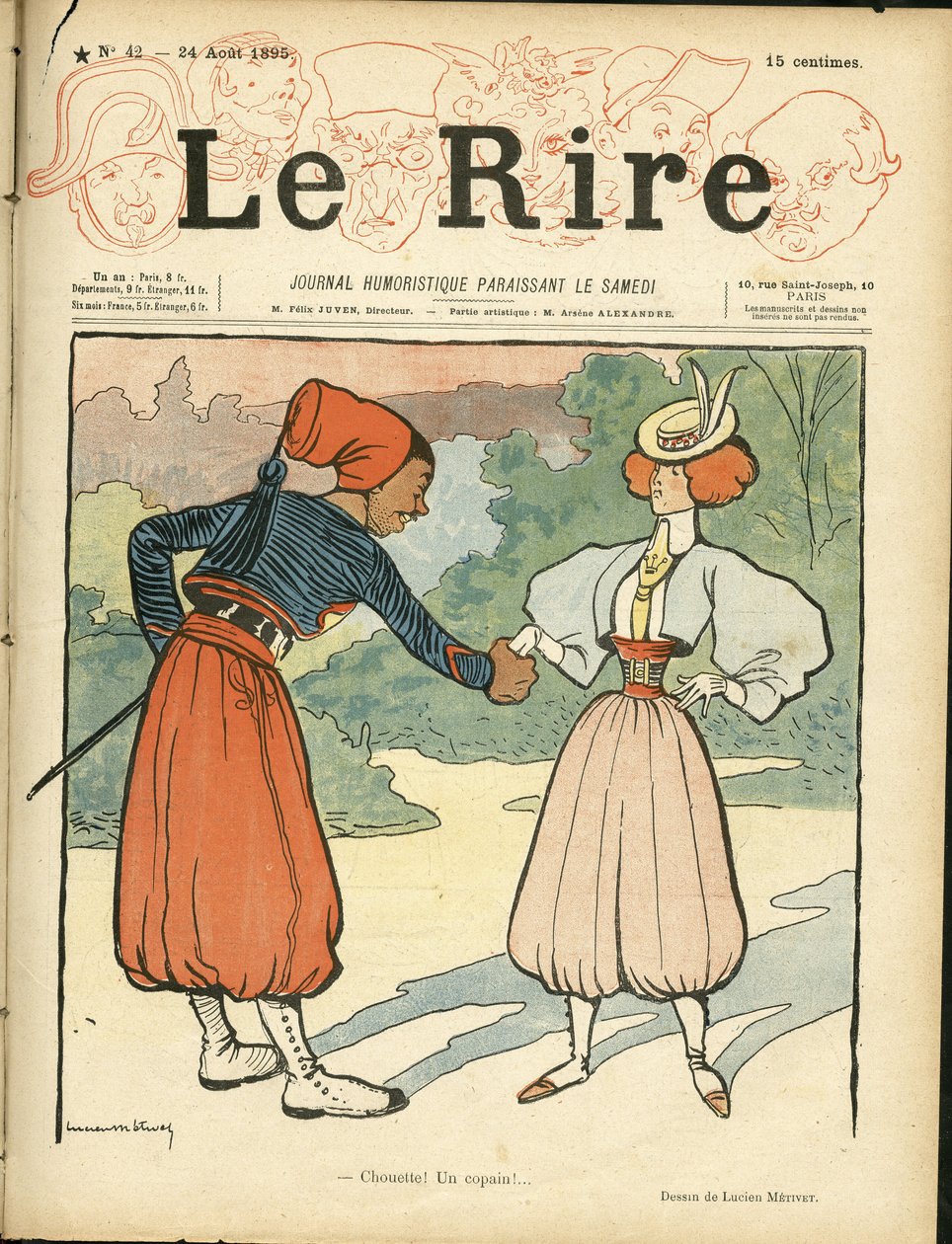 "Le Rire" kapağı by Lucien Metivet