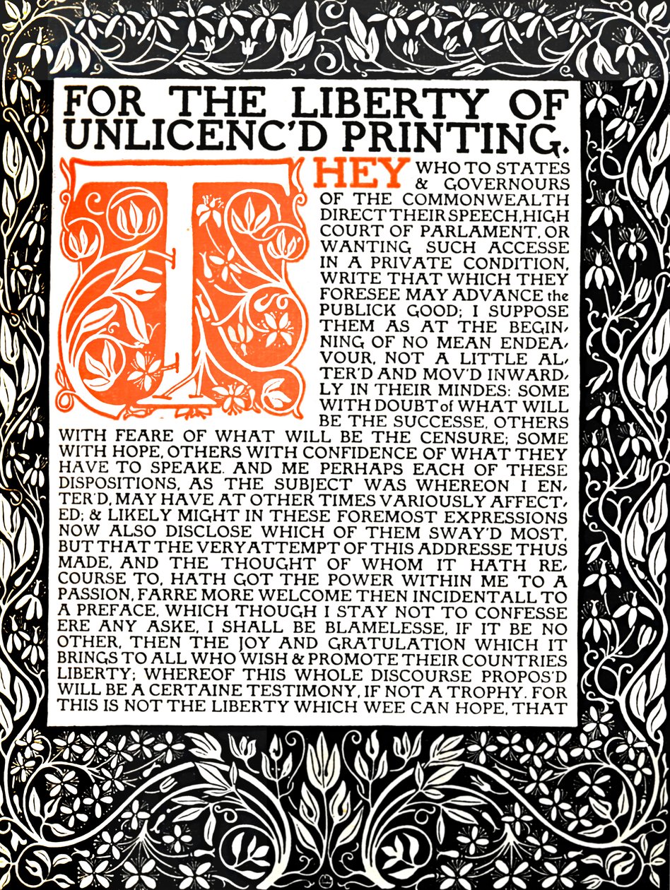 Eragny Press: Areopagitica