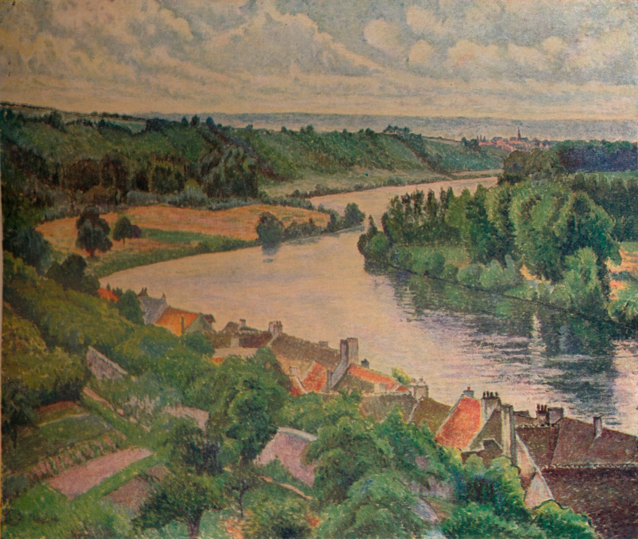 La Frette ve Sartrouville, 1924. 1925 by Lucien Pissaro