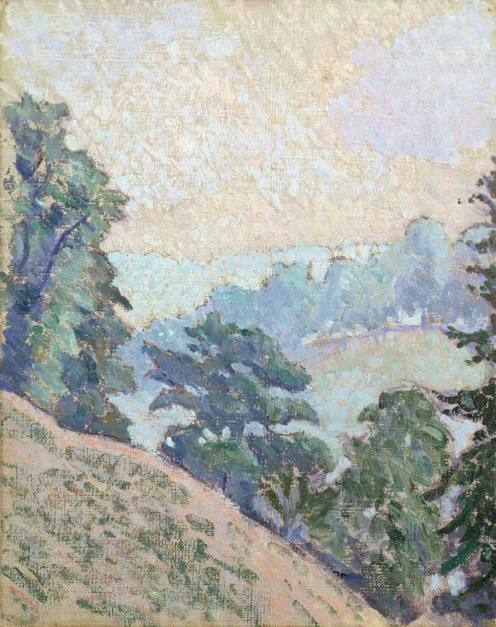 Brookleton Dale, Youlgrave, Derbyshire by Lucien Pissarro