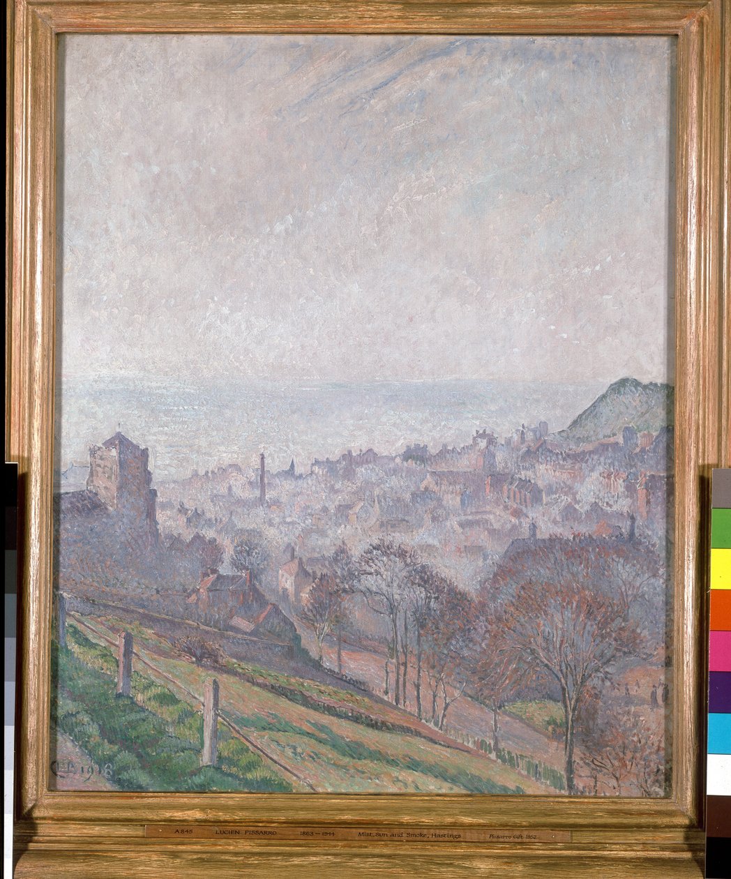 Hastings: Sis, Güneş ve Duman by Lucien Pissarro