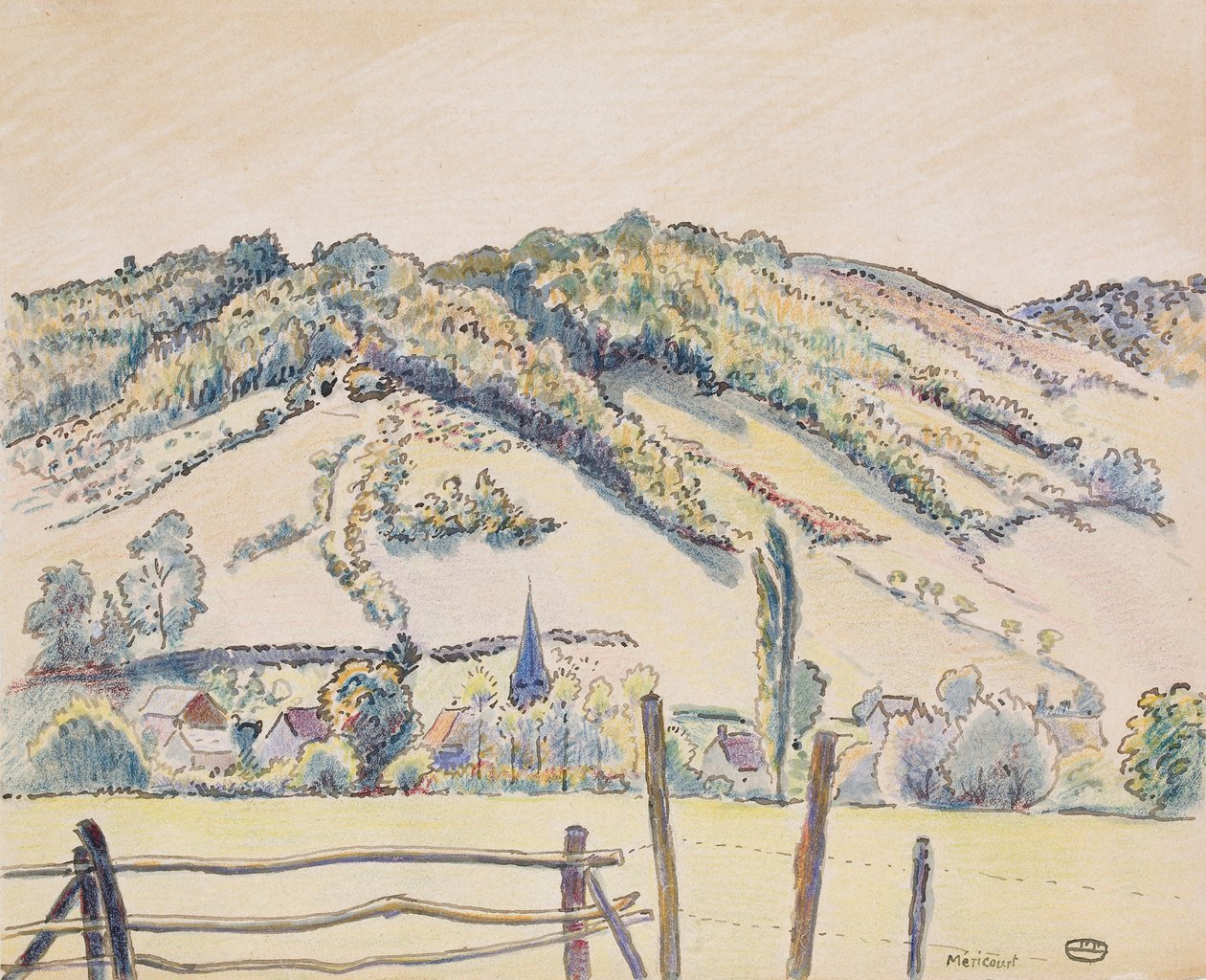 Meriç, 1919 by Lucien Pissarro