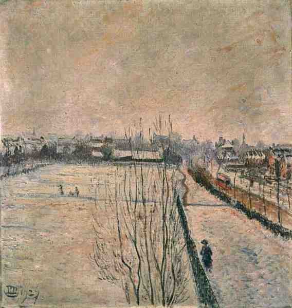 Stamford Brook, Londra by Lucien Pissarro
