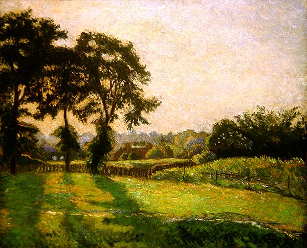 Gün Batımı, Finchfield, Haziran by Lucien Pissarro