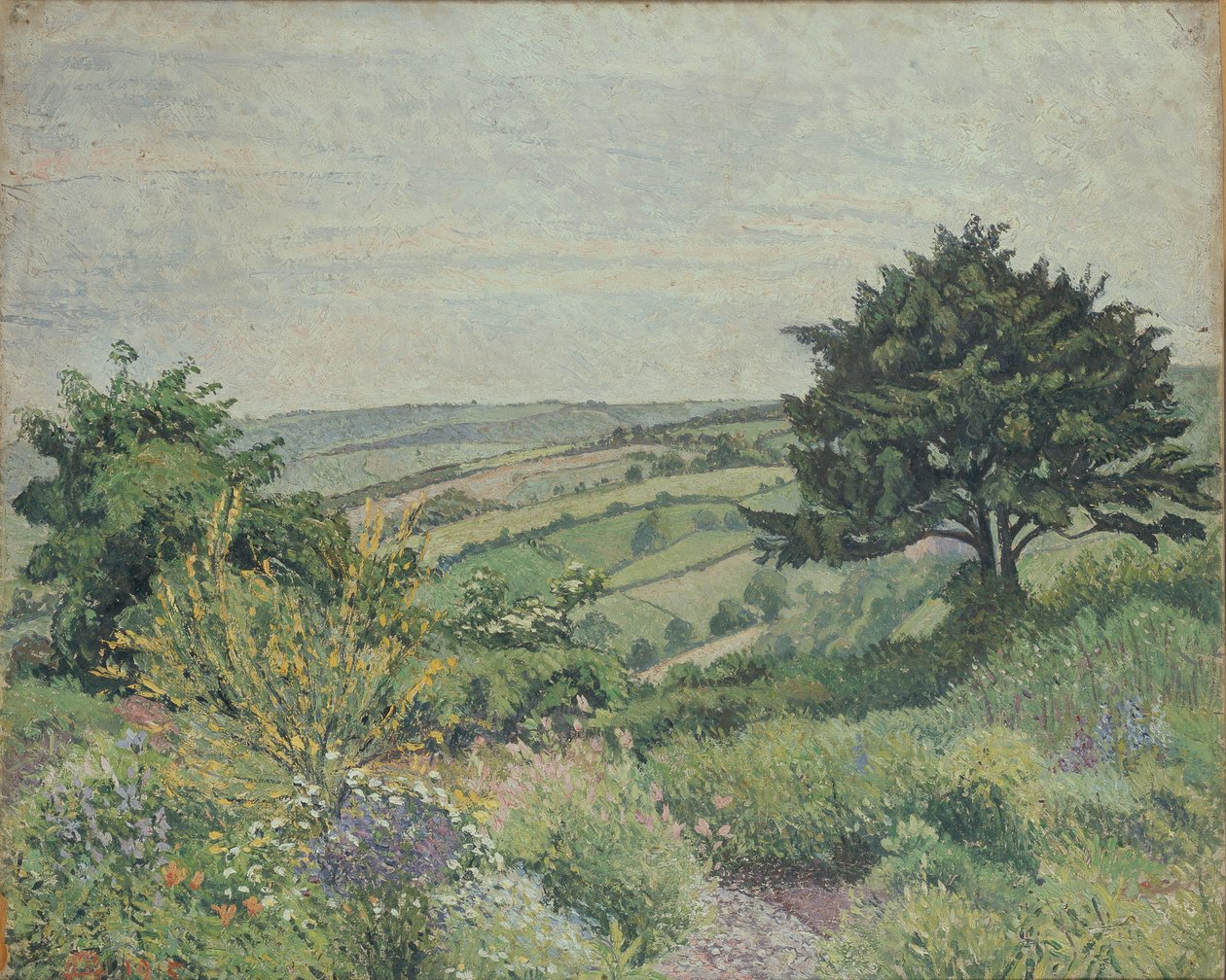 Kulübe Bahçesi, Fishpond, 1915 by Lucien Pissarro