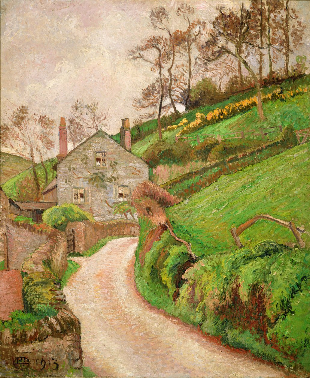 Bekçi Evi veya Bahçıvanın Kulübesi by Lucien Pissarro