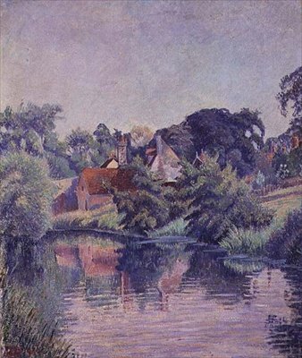 Stour, Stratford Aziz Mary by Lucien Pissarro