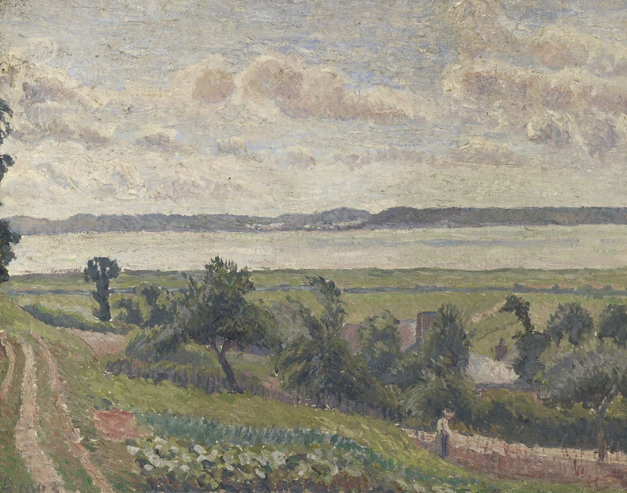 Haliç manzarası, Harfleur, 1903 by Lucien Pissarro