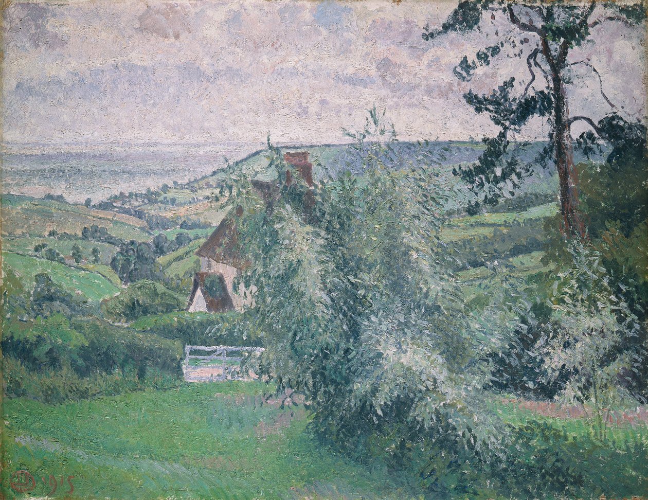 Söğütler, Akvaryum, Dorset by Lucien Pissarro