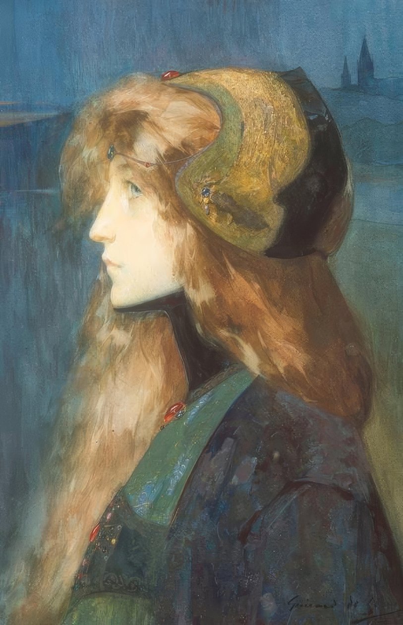 genç prenses by Lucien Victor Guirand de Scevola