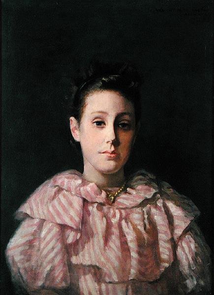 Genç Bir Kızın Portresi by Lucius Wolcott Hitchcock