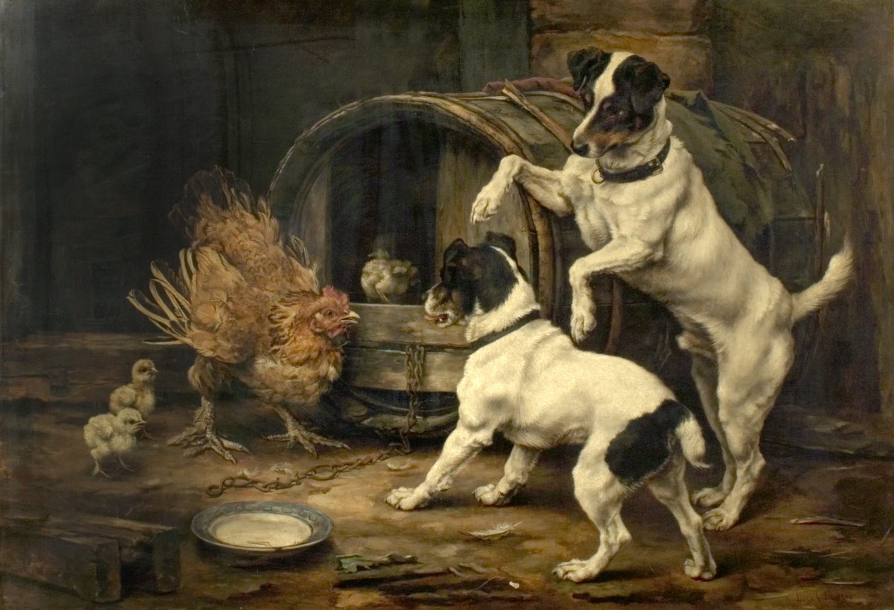 Endişeli Bir An, 1895 by Lucy Ann Leavers