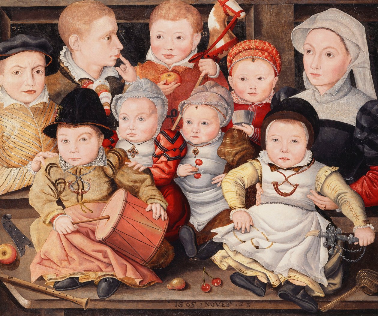 Grup Çocuk Portresi, 1565 by Ludger Tom the Younger Ring