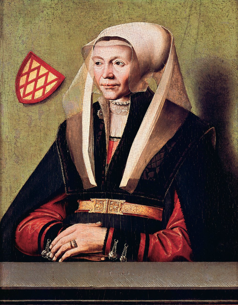 Sanatçının karısının portresi by Ludger the Elder tom Ring